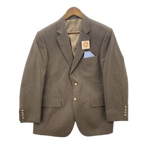 Bert Pulitzer Blazer Men's 40S Olive Plaid American Academia Classic Sport Coat
